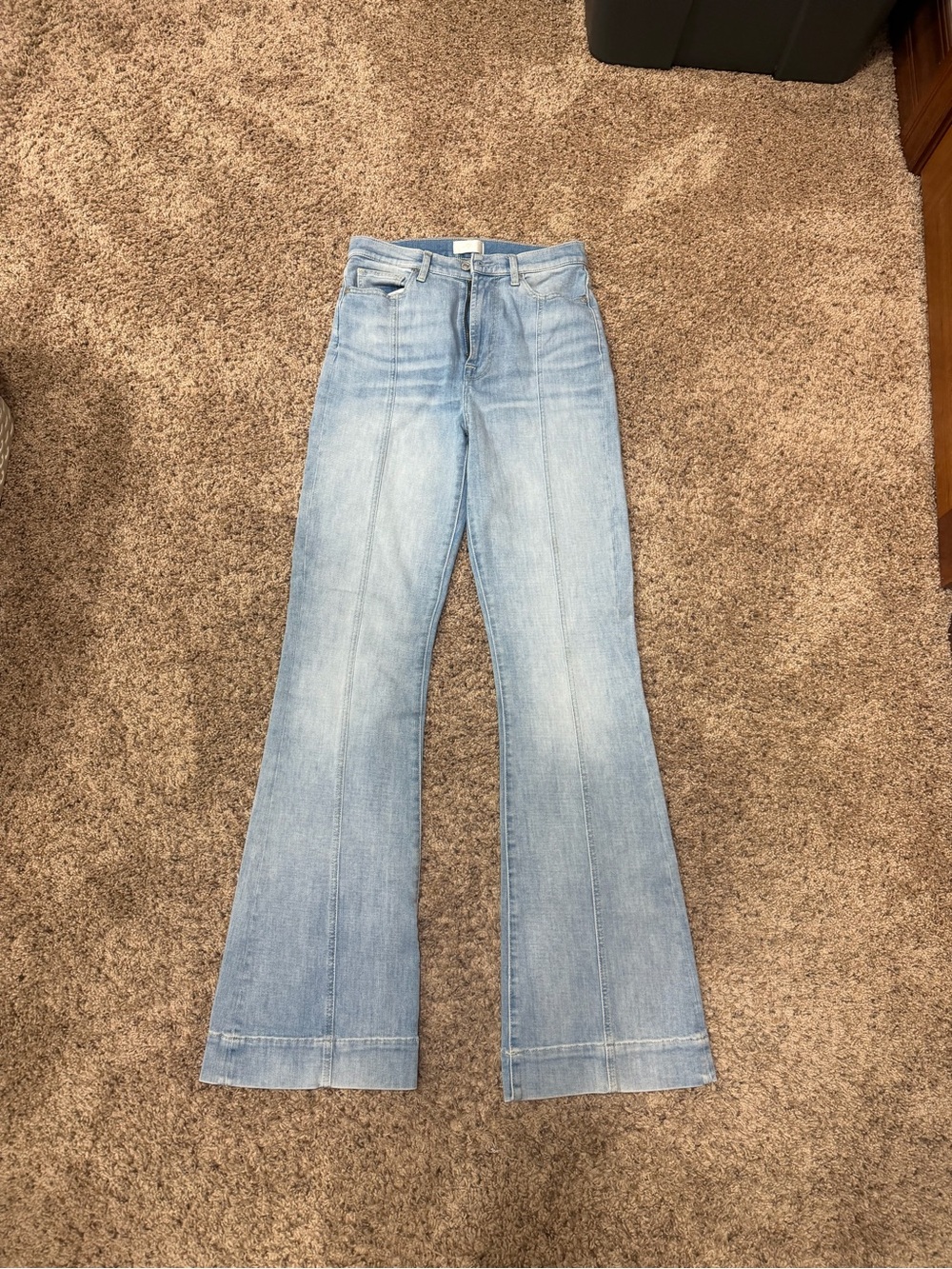 7 For All Mankind Light Blue Flare Jeans